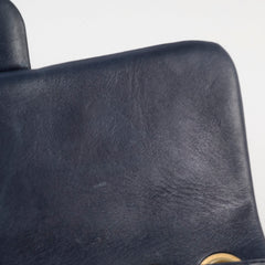 Chanel Small Timeless Quilted Calfskin Navy Flap