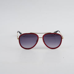 Gucci GG0062S Aviator Glittered Red Sunglasses