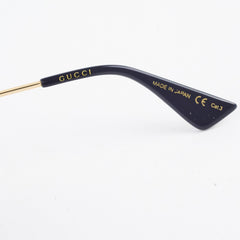 Gucci GG0062S Aviator Glittered Red Sunglasses