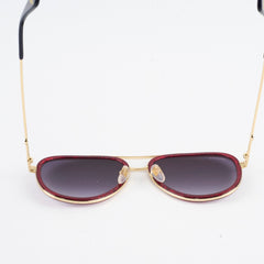 Gucci GG0062S Aviator Glittered Red Sunglasses