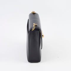 Hermes Verrou Chaine Mini Mysore Noir D stamp