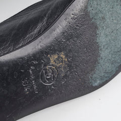 Chanel Black Leather Ballet Flats 39.5