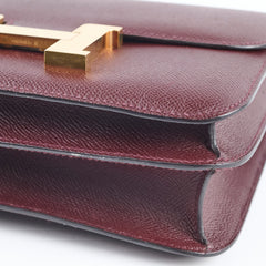 Hermes Constance 24 Epsom Rouge