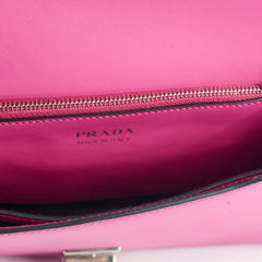 Prada Saffiano Elektra Crossbody Bag Pink