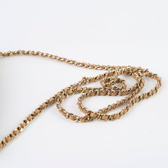 Chanel Caviar Wallet On Chain WOC Beige Microchip