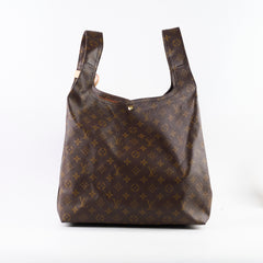 Louis Vuitton Atlantis GM Monogram Brown Tote with Pouch