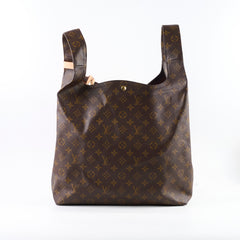 Louis Vuitton Atlantis GM Monogram Brown Tote with Pouch
