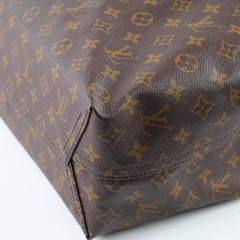 Louis Vuitton Atlantis GM Monogram Brown Tote with Pouch