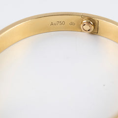 Cartier Love Bracelet Yellow Gold Size 16