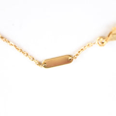 Van Cleef and Arpels Vintage Alhambra Onyx Necklace