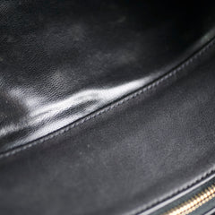 Chanel Vintage Supermodel Quilted Lambskin Black Tote 24K Gold