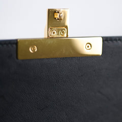 Gucci GG Supreme Padlock Medium Shoulder Bag Black/Brown