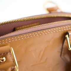 Louis Vuitton Alma BB Vernis Rose Velours Patent