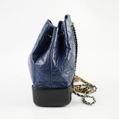 Chanel Small Gabrielle Backpack Navy/Black