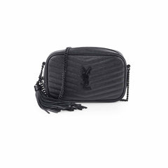 Saint Laurent Mini Lou Camera Black Crossbody Bag