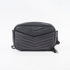 Saint Laurent Mini Lou Camera Black Crossbody Bag