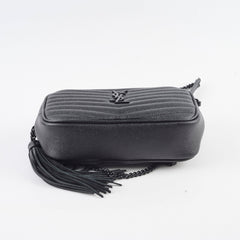 Saint Laurent Mini Lou Camera Black Crossbody Bag
