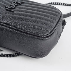Saint Laurent Mini Lou Camera Black Crossbody Bag