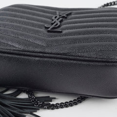 Saint Laurent Mini Lou Camera Black Crossbody Bag