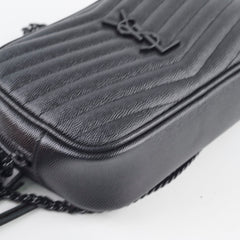 Saint Laurent Mini Lou Camera Black Crossbody Bag
