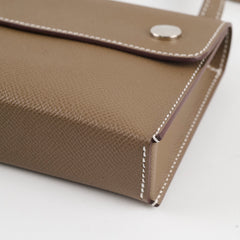 Hermes Hermesnap Wallet Etoupe Epsom - K Stamp