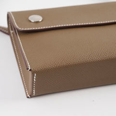 Hermes Hermesnap Wallet Etoupe Epsom - K Stamp