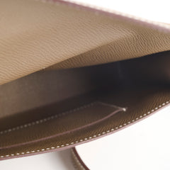 Hermes Hermesnap Wallet Etoupe Epsom - K Stamp