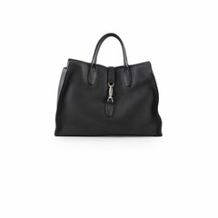 Gucci Large Jackie Soft Tote Black
