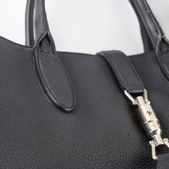 Gucci Large Jackie Soft Tote Black