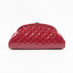 Chanel Timeless Clutch Patent Burgundy