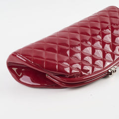 Chanel Timeless Clutch Patent Burgundy