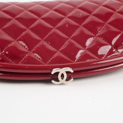 Chanel Timeless Clutch Patent Burgundy