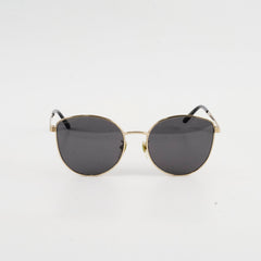 Gucci Cat Eye Sunglasses with Gold Tone Frame