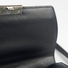 Prada Elektra Smooth Leather/Saffiano Crossbody Black