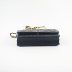 Chanel Wallet On Chain Black Caviar Crossbody- Microchipped