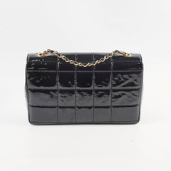 Chanel Vintage Patent Black Chocolate Bar