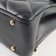 Chanel Black Lambskin Backpack