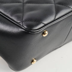 Chanel Black Lambskin Backpack