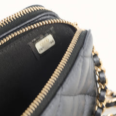 Chanel Zip Pearl Clutch on Chain Crossbody