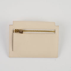 Hermes Kelly Pocket Wallet Craie D Stamp