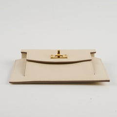 Hermes Kelly Pocket Wallet Craie D Stamp