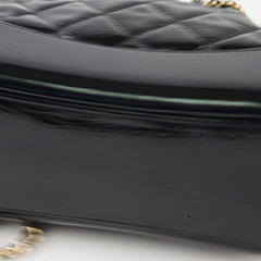 Chanel Gabrielle Black Leather/Patent Backpack