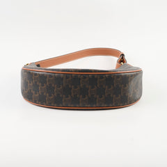 Celine Ava Triomphe Brown Shoulder Bag
