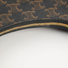 Celine Ava Triomphe Brown Shoulder Bag