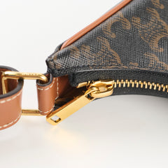 Celine Ava Triomphe Brown Shoulder Bag