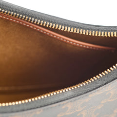 Celine Ava Triomphe Brown Shoulder Bag