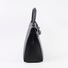 Hermes Kelly 28 Epsom Noir- X Stamp