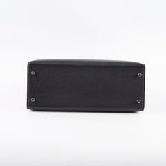 Hermes Kelly 28 Epsom Noir- X Stamp