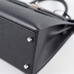 Hermes Kelly 28 Epsom Noir- X Stamp