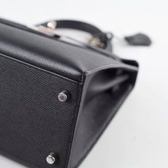 Hermes Kelly 28 Epsom Noir- X Stamp